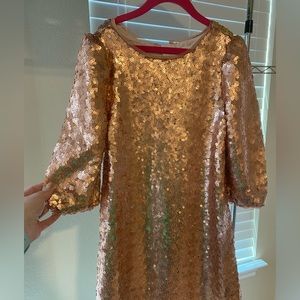 Girls GAP sequined formal dress, size medium (8)